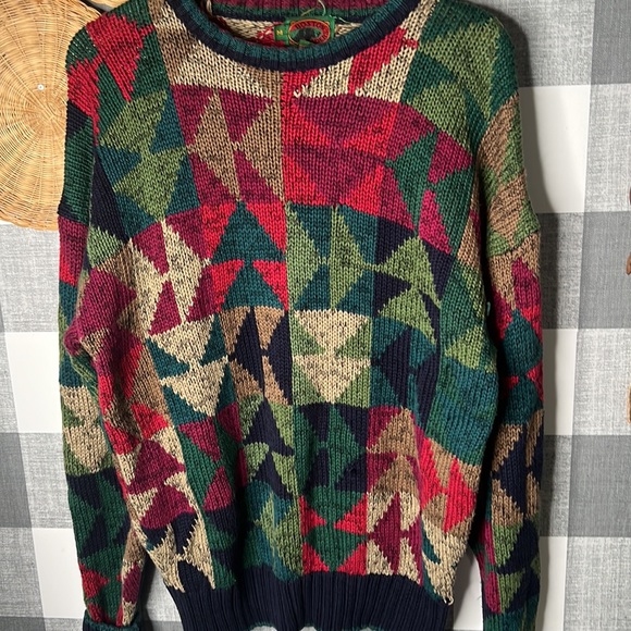 VTG Boston Traders Oversized Sweater - Picture 2 of 4